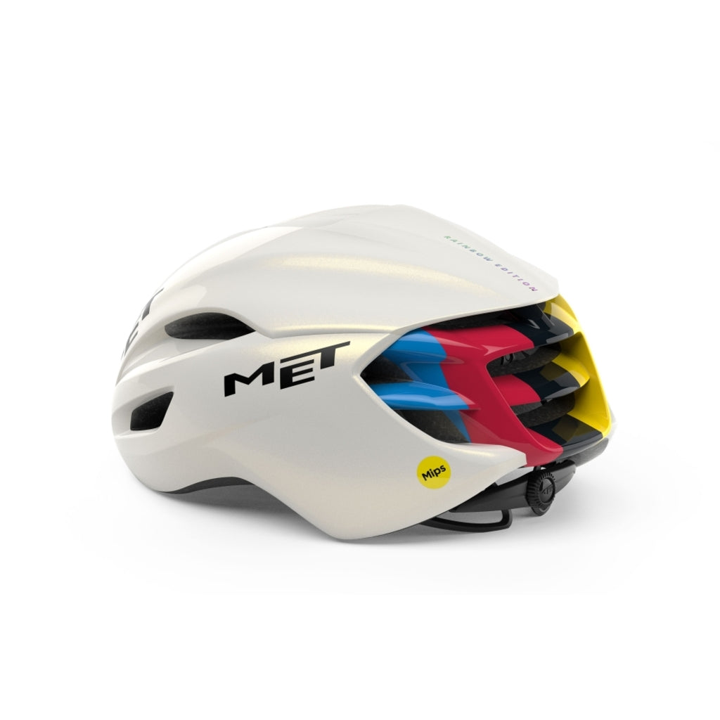 Fietshelm MET Manta MIPS UCI World Champion Rainbow - Le Coq Wielerartikelen