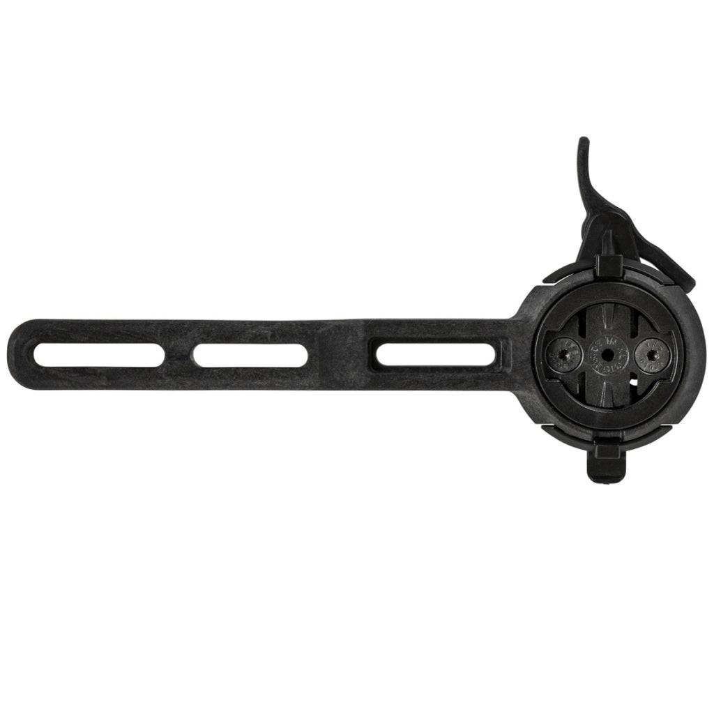 CloseTheGap HideMyBell RaceDay4 Evo Fi GPS-houder in zwart koolstof, bevestiging voor fietsaccessoire, overzichtelijke close-up