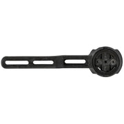 CloseTheGap HideMyBell RaceDay4 Evo Fi GPS-houder van carbon zwart bevestigd op fiets, geschikt voor racefietsen.