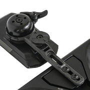 CloseTheGap HideMyBell RaceDay4 Evo Fi GPS-houder in zwart carbon voor fiets, bevestiging op stuur of frame, stevige en lichte constructie
