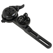 CloseTheGap HideMyBell RaceDay4 Evo Fi GPS-houder in zwart carbon, bevestiging voor fietscomputer op bike frame