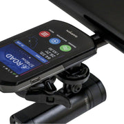 CloseTheGap Raceday4 Evo Fi GPS-houder in zwart carbon voor HideMyBell op een fiets.