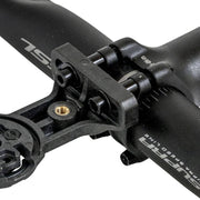 CloseTheGap HideMyBell Raceday4 Evo DM GPS-houder in zwart carbon, bevestiging voor fietscomputer en sportaccessoire