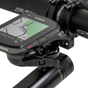 CloseTheGap RaceDay4 Evo DM GPS-houder in zwart carbon voor HideMyBell, bevestigingsaccessoire voor racefiets.