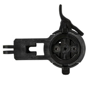 CloseTheGap Raceday4 Evo Bb Carbon GPS-houder voor HideMyBell, lichte en stevige mountainbike accessoire, zwart en aerodynamisch