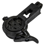 CloseTheGap Raceday4 Evo Bb Carbon GPS-houder voor fiets, lichtgewicht en duurzaam materiaal, bevestigd op fietsframe.