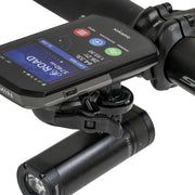 CloseTheGap Raceday4 Evo SD Carbon GPS houder voor HideMyBell, stevige fietsonderdeel met zwart carbon ontwerp