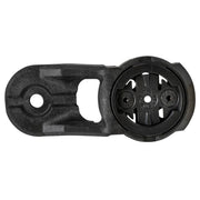 CloseTheGap Raceday4 Evo Tc Carbon GPS-houder in zwart voor HideMyBell, stevig en lichtgewicht ontwerp voor sportfietsen.