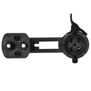 CloseTheGap Raceday4 EVO VM5D GPS houder in zwart, carbon finish, geschikt voor HideMyBell fietsaccessoire.