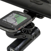 CloseTheGap HideMyBell RaceDay4 Evo Cad GPS-houder in zwart carbon, bevestigingsrand voor fietsaccessoire