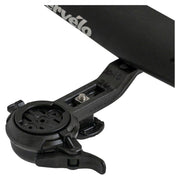 CloseTheGap Raceday4 Evo S5 Carbon GPS-houder in zwart, stevige fietshouder voor Garmin GPS-apparaten.