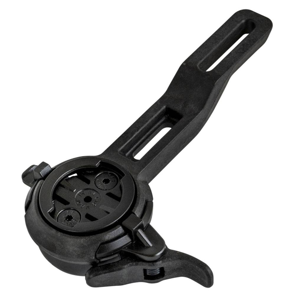CloseTheGap Raceday4 Evo S5 Carbon GPS-houder in zwart voor HideMyBell fietsaccessoire, zichtbaar met bevestigingsmechanisme