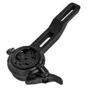 CloseTheGap Raceday4 Evo S5 Carbon GPS-houder in zwart voor HideMyBell fietsaccessoire, zichtbaar met bevestigingsmechanisme