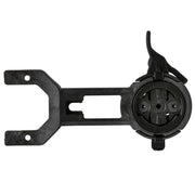 CloseTheGap HideMyBell RaceDay4 Evo GPS-houder van koolstofzwart voor fiets, bevestigt snel en stevig op het frame.
