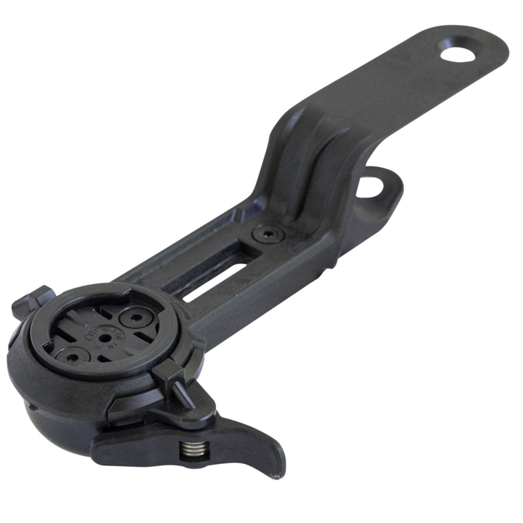 CloseTheGap Raceday4 Evo Gg GPS-houder van carbon zwart voor HideMyBell fietsaccessoire, geschikt voor racefietsen.