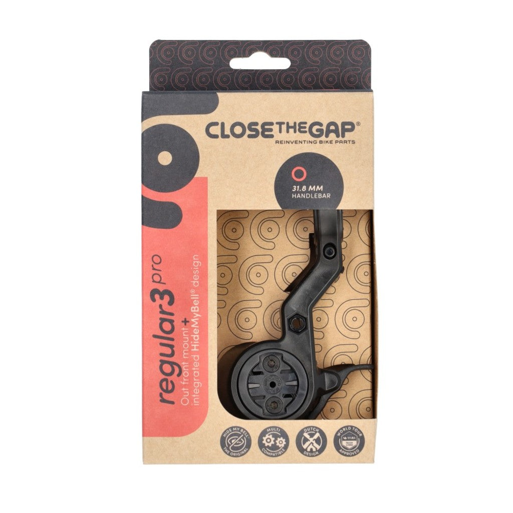 Houder CloseTheGap HideMyBell Regular3 Pro - Zwart - Le Coq Wielerartikelen