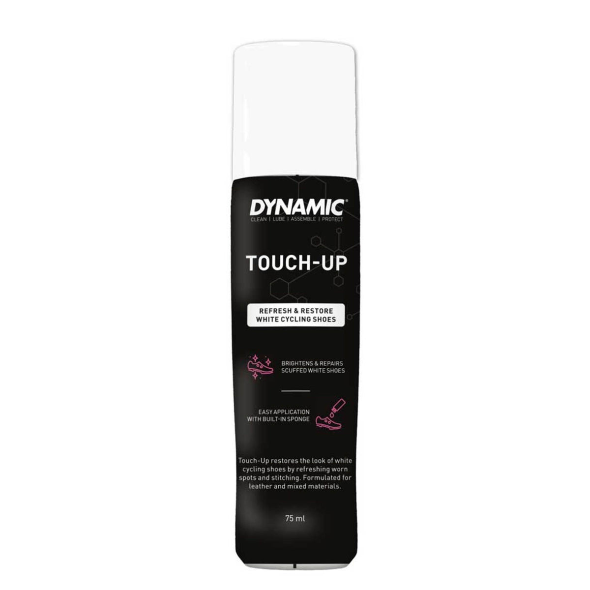 Dynamic Touch Up Reiniger Stift voor fietsschoenen, 75 ml, zichtbaar op de afbeelding.