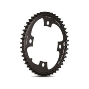Gates Carbon Drive CDX Fin Line voortandwiel met 4 bouten, BCD 104, zwart geanodiseerd, voor fiets en traponderdelen