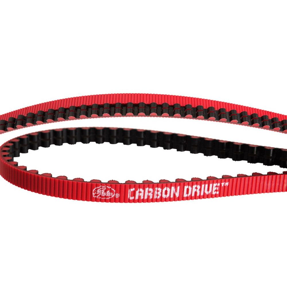 Gates CDX Tandriem in rood, duurzame riem voor motoren met opvallende rode kleur en stevige constructie.