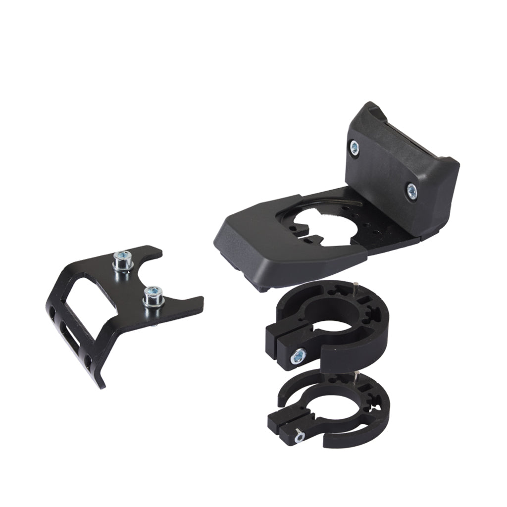 Urban Iki Icr Across Adapter voor voorzitje Ahead, zwart, kinderzitonderdeel voor veilige fietsverstelling.