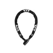 Axa Absolute 5 kettingslot met polyester hoes, 5 mm diameter, zichtbaar in de afbeelding.
