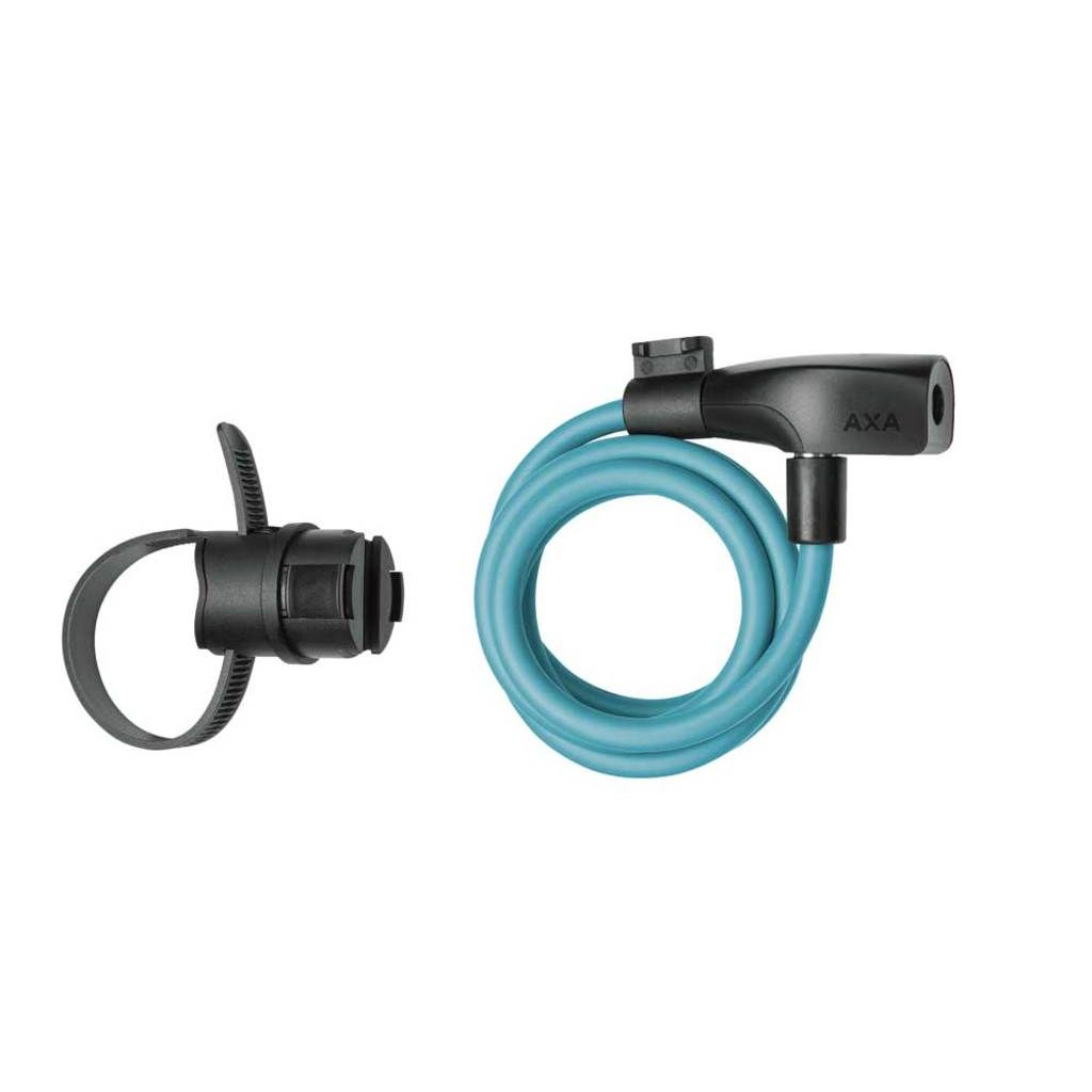 Axa Resolute 8-120 kabelslot van 120 cm lang met Ø8 mm voor beveiliging van kabels, zwart kunststof.