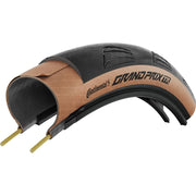 Continental 28-inch Grand Prix TR TLR vouwband voor racefietsen, close-up van het profiel en de zijwand