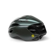MET racefietshoofdbescherming Manta Mips helm met aerodynamisch ontwerp en ventilatie, geschikt voor wielrenners.