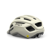 MTB helm van MET voor allroad gebruik met Mips-systeem, zwart met ventilatiegaten en verstelbare riem.