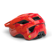 Kinderen fietshelm MET Shelter Youth MIPS unisize, roze en blauw met ventilatiegaten en verstelbanden voor veilig fietsen.