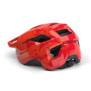 Kleurrijke MET Shelter jeugd fietshelm voor kinderen, comfortabel en veilig, met ventilatie en unisex design.