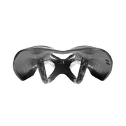 Zwart Selle Italia SLR Carbon 3D racefiets en MTB zadel met comfortabele, lichte carbon constructie en ergonomisch ontwerp.