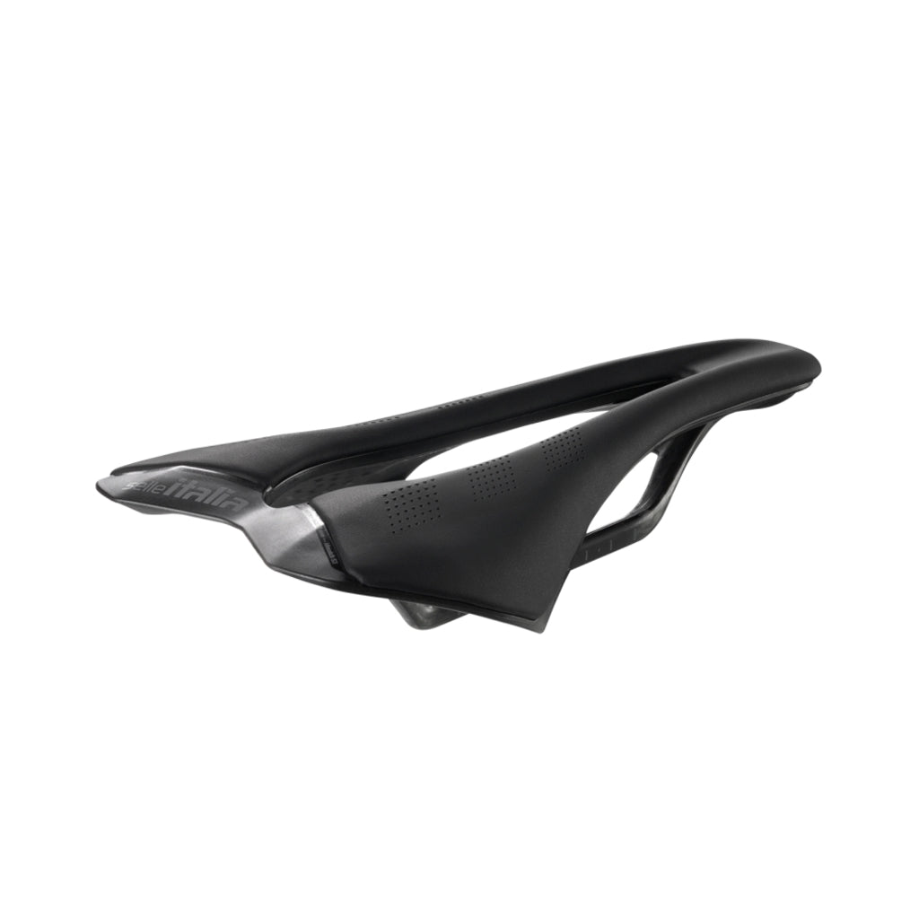 Selle Italia SLR Carbon racefiets en MTB zadel in zwart, lichtgewicht en ergonomisch ontworpen voor comfort en prestaties