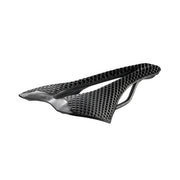 Selle Italia SLR Elite 3D racefiets en MTB zadel met 3D-geprint bovenwerk in antracietkleur, comfortabel en lichtgewicht.