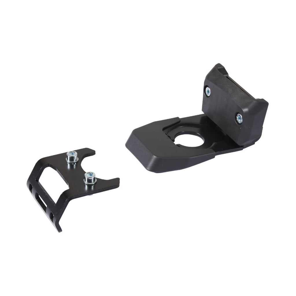 Urban Iki adapter voorzitje Ahead MTB/ATB, bevestigingsset voor fietsstoeltjes op mountainbikes en ATB's, zwart kunststof.
