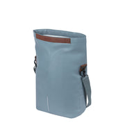 Basil City Shopper fietstas in zwart met MIK haken, 14-16 liter, eenvoudige enkelmodel voor fietsaccessoires