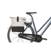 Basil Cove shoppertas 14-16 liter met MIK-haken, eenvoudige fietstas van stevig materiaal, geschikt voor stadsfietsen