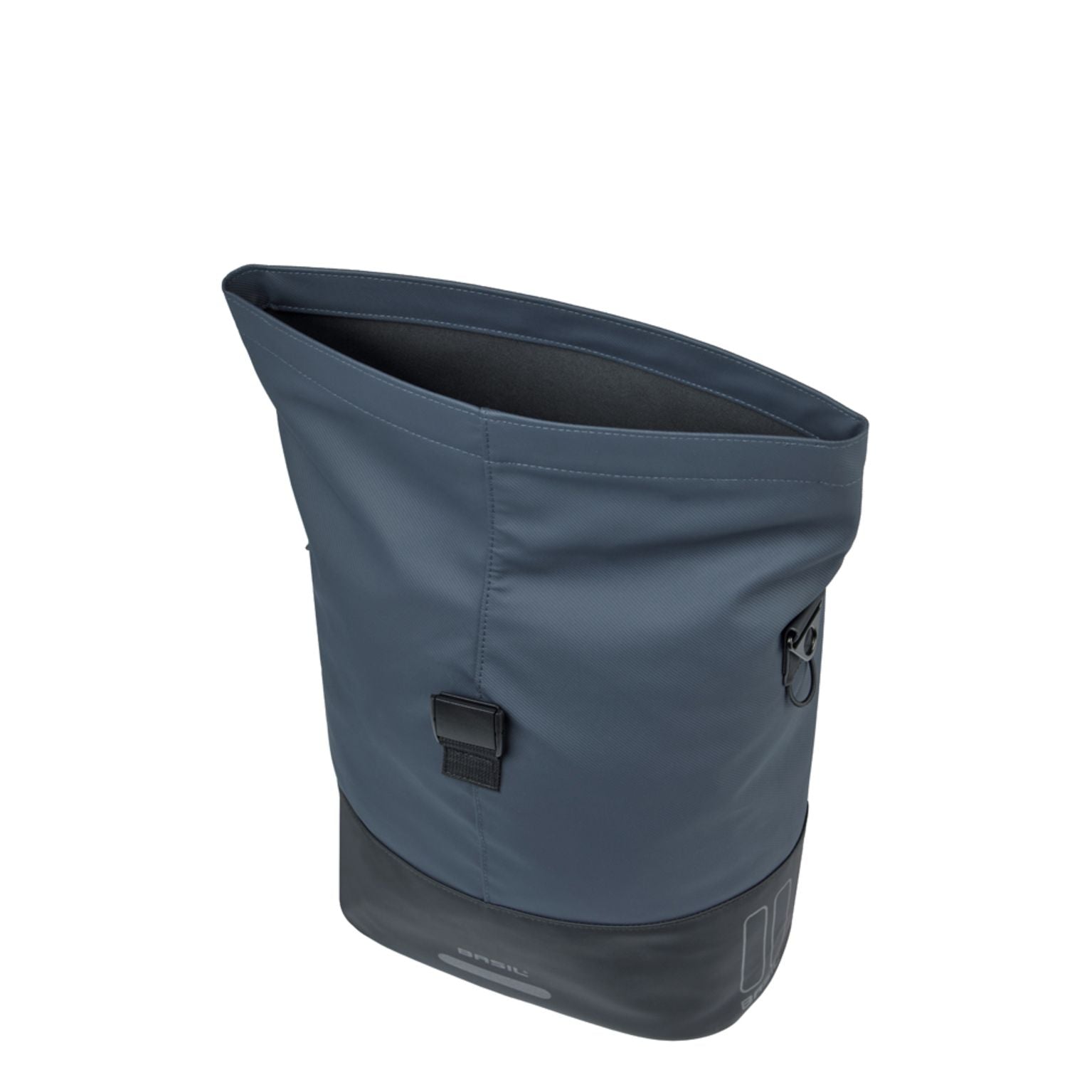 Basil Cove Shoppertas 14-16 liter met enkele fietstassen en haken, duurzame boodschappentas voor fietsgebruik
