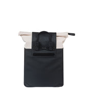 Basil Vive MIK fietstas voor enkel, waterdicht en gerecycled PET, geschikt voor 15-20 liter, zwart met reflecterende details