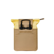 Basil Vive MIK fietstas voor enkel, waterdicht, gerecycled PET, geschikt voor 15-20 liter, zwart met reflectie details