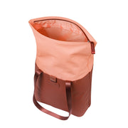 Basil Vive MIK fietstas voor enkel, waterdicht, gerecycled PET, geschikt voor 15-20 liter, zwart met reflectie details
