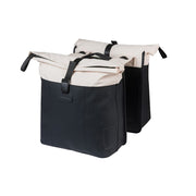 Dubbele Basil Vive fietstas van gerecycled PET, geschikt voor MIK 28-35 liter, geschikt voor fietsaccessoires en bagage