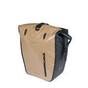 Basil Rivo L MIK fietstas enkele, 25-31 liter, waterdichte tarpaulin, bevestiging voor fiets, ruime en stevige fietstas
