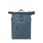 Basil Brooklyn MIK Hooks schoudertas voor fiets, 17 liter, gerecycled PET, enkel, zwart met verstelbare schouderband
