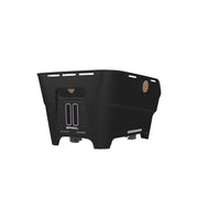 Basil Cento Neo WSL fietsmand achter, 21 liter, gemaakt van recyclebaar PP, geschikt voor stadsfietsen.