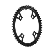Gates Carbon Drive CDX Fin Line voortandwiel met 4 bouten, BCD 104, zwart geanodiseerd, voor fietsframe.