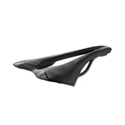 Zwart Selle Italia SLR Advan racefiets en MTB zadel met Manganese frame, lichtgewicht en ergonomisch ontworpen.