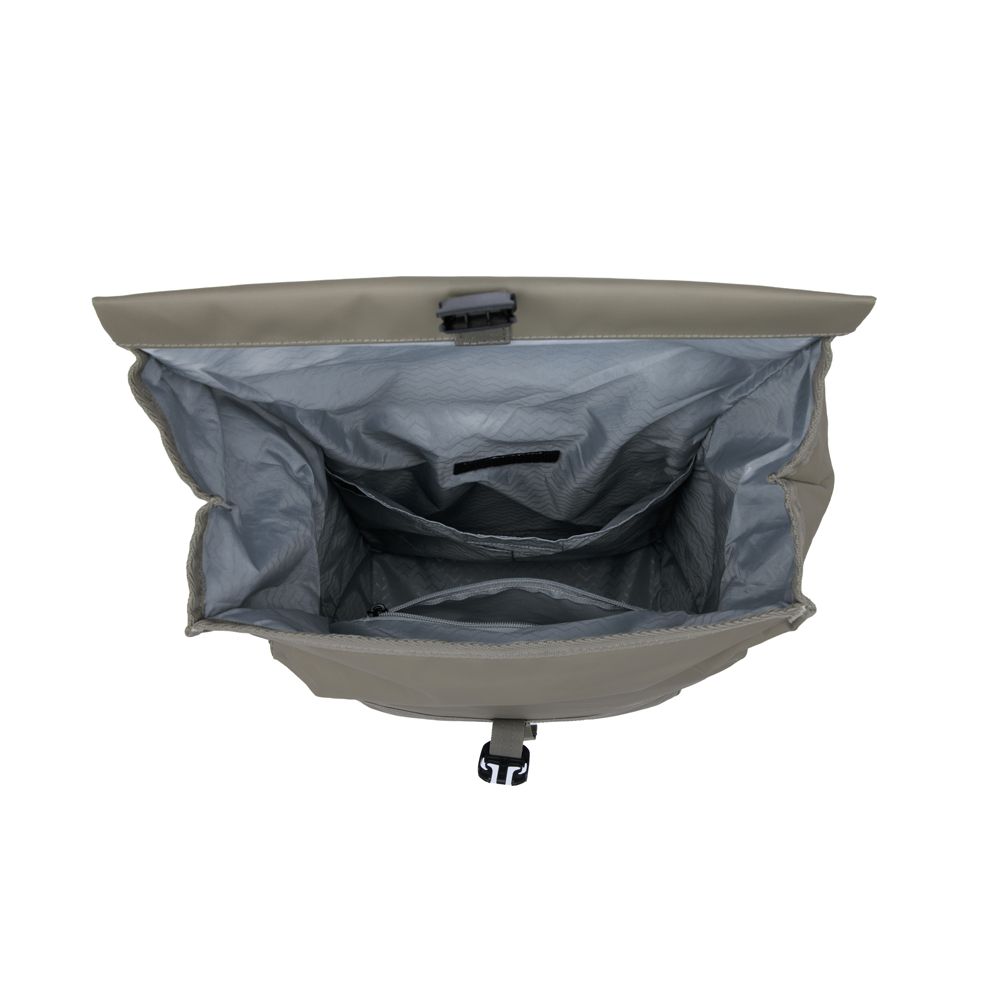 Nieuwe Looxs Leeds enkele fietstas van gerecycled polyester, 19 liter, geschikt voor een enkele fietsmand of bagagedrager.