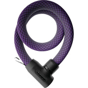 Abus Yarnit 4004K kettingslot van 110 cm en 24 mm breed, textiellook voor extra bescherming en stijl