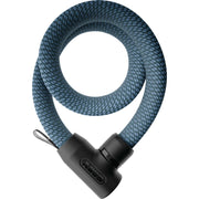 Abus Yarnit 4004K kettingslot van 110 cm en 24 mm dikte met textiellook, voor veilige fietsvergrendeling.